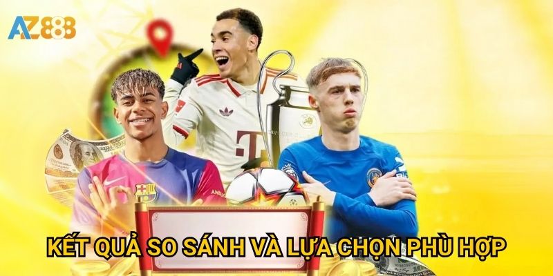 So sánh Azbet88 với các nhà cái khác: Ai nổi trội hơn? 3 Kết quả so sánh và lựa chọn phù hợp